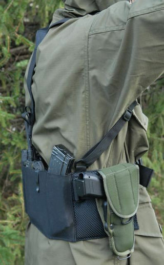 M675 - Back Covert Mag Rig - Black