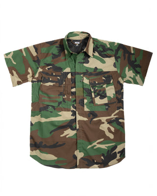 A112 Short Sleeved Shirt - M81 Woodland