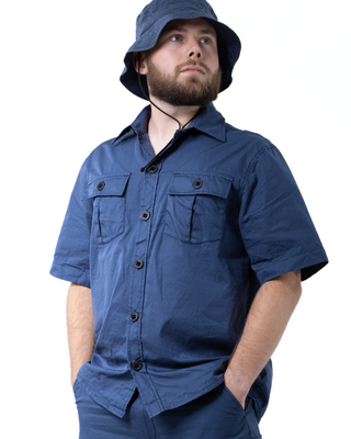 A129 Alston Shirt -  Air Force Blue 