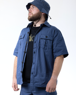 A129 Alston Shirt -  Air Force Blue 