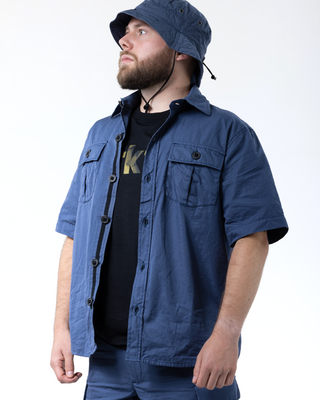A129 Alston Shirt -  Air Force Blue