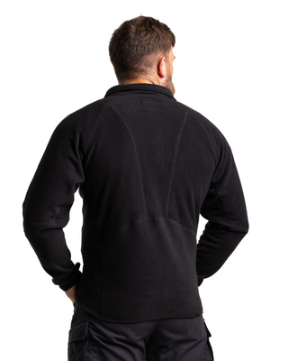 A190 Ocelot Fleece - Black