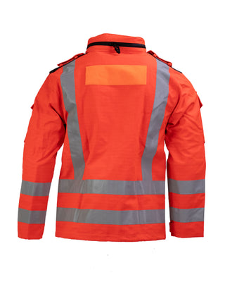 B127 Flight Suit Jacket - HiVis Red 