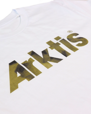 TE002 - Comb Arid Logo Tee - White