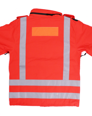 B127 Flight Suit Jacket - HiVis Red