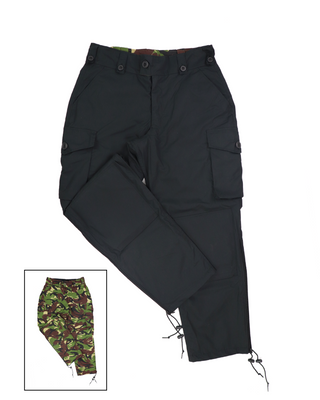 C324P Waterproof Reversible Trouser - Black/British DPM 