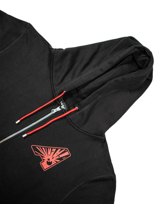 D101 - Hazard Division 1.1 Zip Hoodie - Black