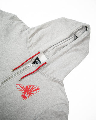 D101 - Hazard Division 1.1 Zip Hoodie - Grey