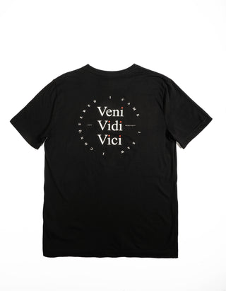 TE006 - Athletic Veni Vidi Vici Tee - Black