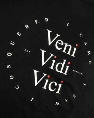 TE006 - Athletic Veni Vidi Vici Tee - Black