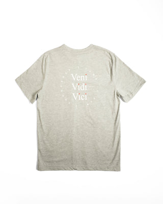 TE006 - Athletic Veni Vidi Vici Tee - Grey