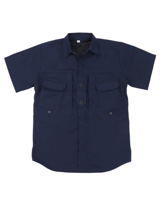 A112 Short Sleeve Shirt - Navy Blue 