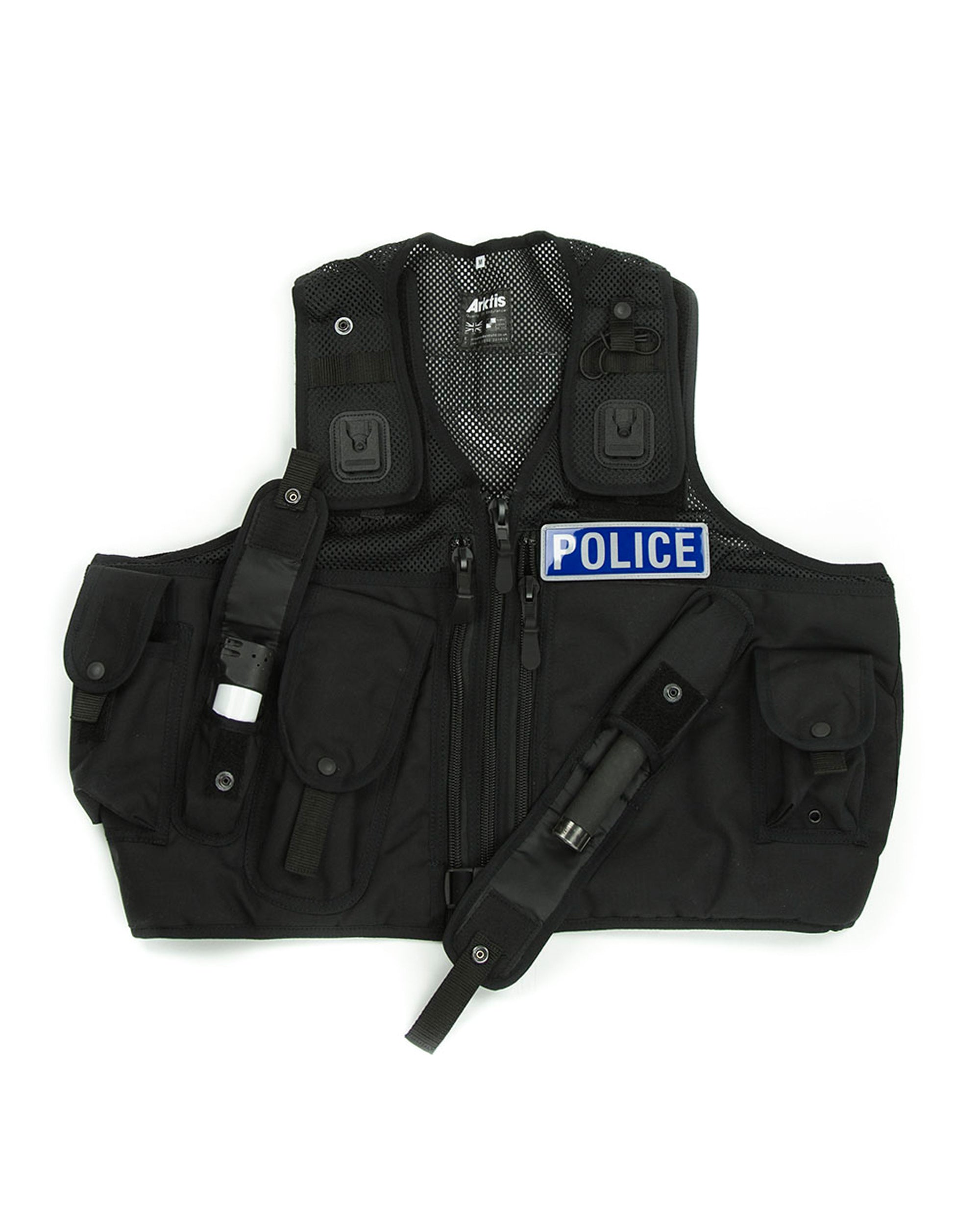 P444AR Police Vest (Right Handed) Black